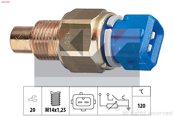 Senzor,temperatura lichid de racire 530 558 KW